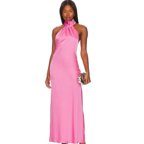 Significant Other Darcy Backless Dress in Pop Pink NWT Size 2 US - Picture 1 of 3